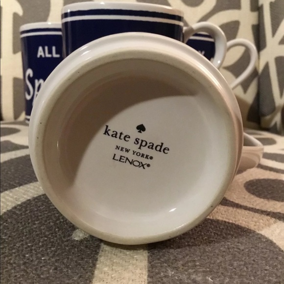🎈SOLD🎈Kate Spade ♠️ Orders Up Set of 4 Mugs - Picture 4 of 4
